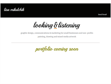Tablet Screenshot of lookinglistening.com